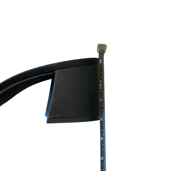 A New Day Black Braided Heeled Sandals Size 8 - 3” Block Heel - Picture 2 of 7